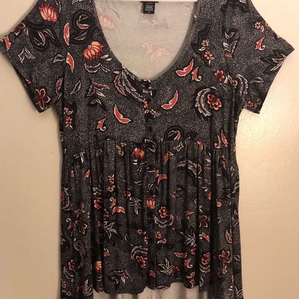 Torrid babydoll high low top.